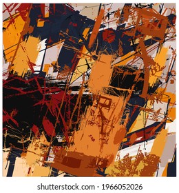 Abstract vectorial composition - vector illustration