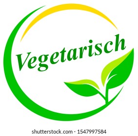abstract vegetarian vector illustration with green leaves