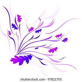 abstract vegetative ornament. Vector illustration. EPS8, all part closed, possibility to edit,