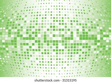Abstract verctor background in green