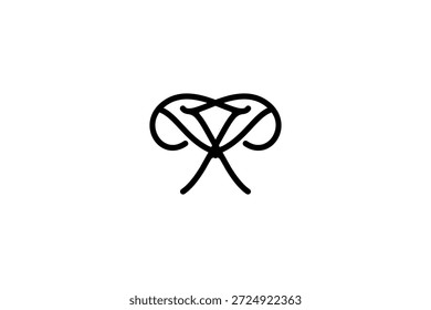 Abstract versatile logo design for companies, modern generic stock image for branding and identity use