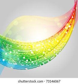 Abstract versicolor background. Vector.