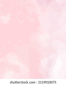 Abstract vertical background designed with soft tone watercolor stains, Vector illustration