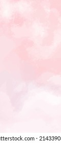 Abstract vertical background designed with soft tone watercolor stains, Vector illustration