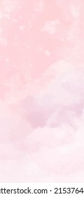 Abstract vertical background designed with soft tone watercolor stains, Vector illustration
