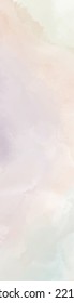 Abstract vertical background designed with soft tone watercolor stains, Vector illustration