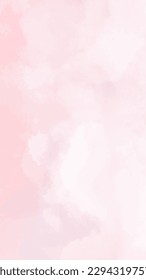 Abstract vertical background designed with soft tone watercolor stains, Vector illustration