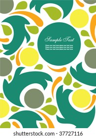 Abstract vertical background. Easy to edit vector image.