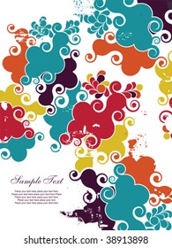 Abstract vertical background 