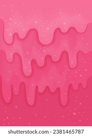 Abstract vertical background with glitter slime.