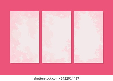 abstract vertical background with grunge patterns and dusty pink colors for any businesses, especially for social media posts, websites, reels, etc.