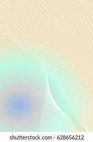 Abstract vertical background in soft pastel colors, diagonal wavy line shapes