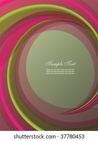 Abstract vertical background with swirl. Easy to edit vector image.