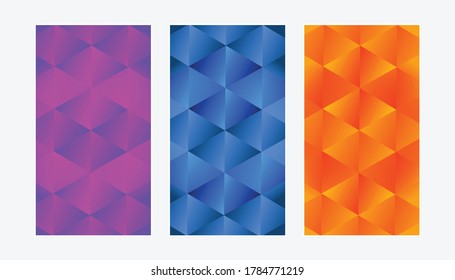 Resumen de la plantilla de diseño de banners verticales