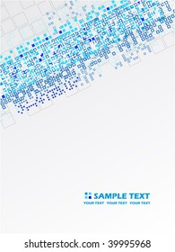 Abstract vertical blue background