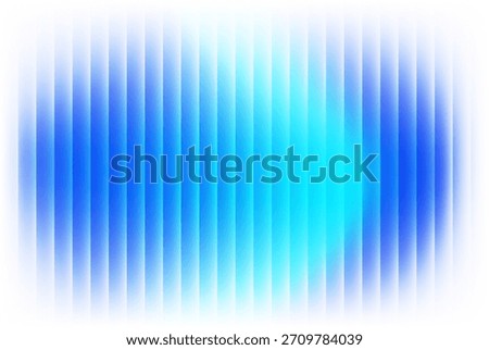 Abstract vertical blue light bar pattern background with glowing cyan center, creating a vibrant digital sound wave or equalizer effect, isolated on