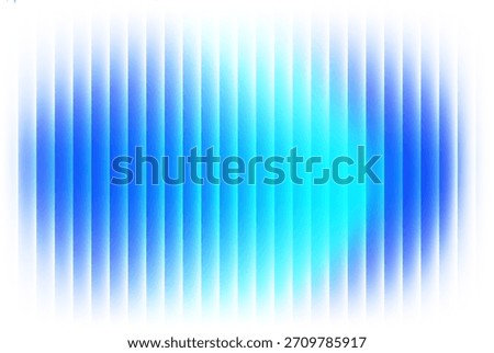 Abstract vertical blue light bar pattern background with glowing cyan center, creating a vibrant digital sound wave or equalizer effect, isolated on