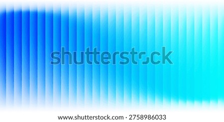 Abstract vertical blue light bar pattern background with glowing cyan center, creating a vibrant digital sound wave or equalizer effect, isolated on