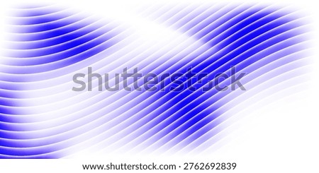 Abstract vertical blue light bar pattern background with glowing cyan center, creating a vibrant digital sound wave or equalizer effect, isolated on
