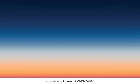 Gradiente de cor vertical abstrato misturando azul profundo a laranja suave, criando um fundo sereno e atmosférico para design gráfico moderno e projetos digitais