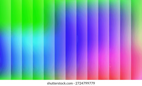 Abstract Vertical Color Gradient Stripes with Smooth Blended Hues