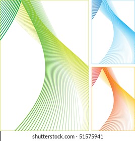 Abstract vertical color lines on white background. Vector illustration.