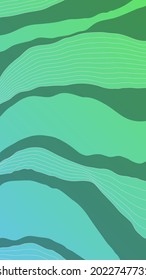 Abstract vertical composition. Organic lines and shapes on colorful gradient background. Eps10 vector.