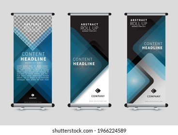 abstract vertical edvertising banner template