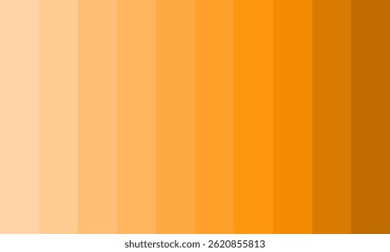 An abstract vertical gradient featuring various shades of color yellow and orange, transitioning smoothly from the left to the right.	