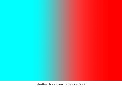 Abstract Vertical Gradient of Vibrant Cyan to Red Blend