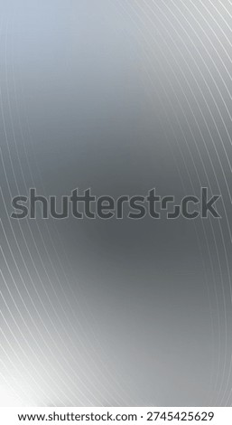 Abstract vertical gray gradient background decorative with white soft line curve, Vector illustration