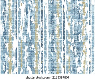 Abstract vertical grunge stripe texture pattern. Geometry repeat pattern with blue colorful texture background.