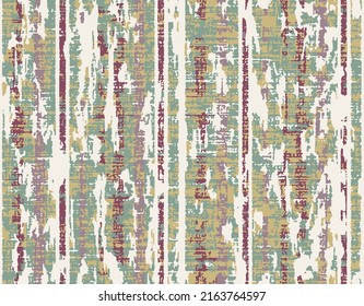 Abstract vertical grunge stripe texture pattern. Geometry repeat pattern with green and yellow colorful texture background.