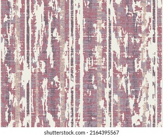 Abstract vertical grunge stripe texture pattern. Geometry repeat pattern with pink and brown colorful texture background.