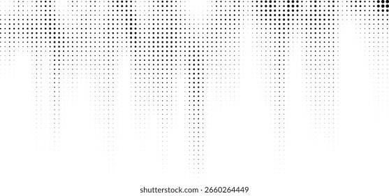 Líneas de semitono de Vertical Abstractas con degradado de punto de desvanecimiento en blanco y negro Diseño minimalista