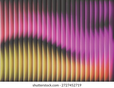 Luz vertical abstrata em cores de néon vibrantes
