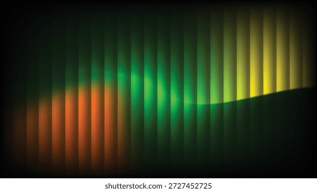Luz vertical abstrata em cores de néon vibrantes