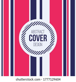 Abstract vertical lines background. Abstract geometric composition. Applicable for covers, placards, posters, brochures, flyers, banner designs. Color vector illustration.