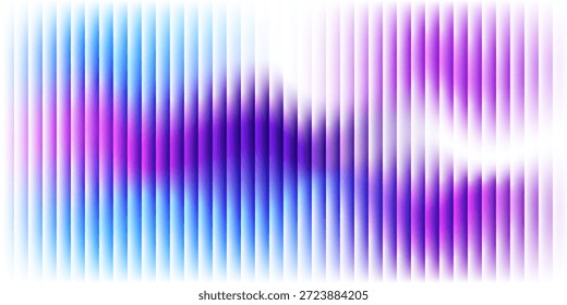 Linhas verticais abstratas com cor de gradiente azul e roxo para o plano de fundo da tecnologia moderna, banner da Web e design de apresentação digital criativo
