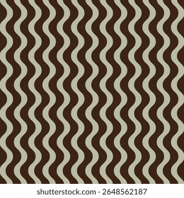 abstrakte vertikale Linien Welle und Kaffee Farbe Hintergrund Muster Design