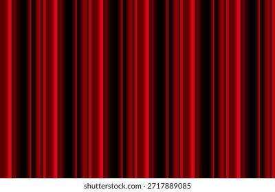 Abstract Vertical Red and Black Stripes Pattern with Dynamic Visual Effect Perfect for Modern Design vector