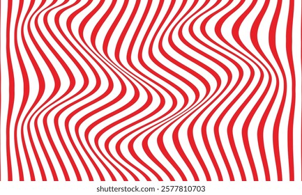abstract vertical red bold line wave pattern suitable for background.