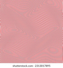 abstract vertical red line wave pattern.