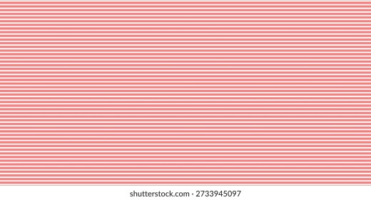 Abstract vertical red and white stripe pattern. Vertical pinkish red and white lines background. Vector illustration.

