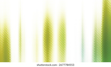 Abstractas rayas de Vertical de luz y color en tonos de verde y amarillo creando una textura de fondo moderna y dinámica