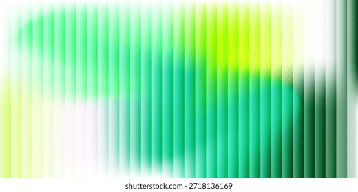 Abstract vertical stripe pattern with green and yellow lime gradient for eco-friendly technology background, digital wallpaper, and organic branding design