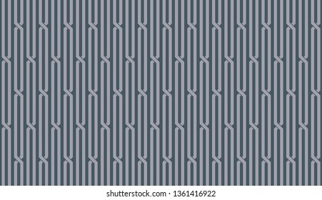 Abstract vertical stripe of pattern vector. Design line light blue on dark blue background. Design print for illustration, textile, wallpaper, background. Set 5