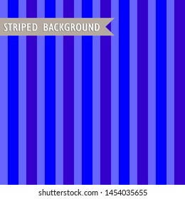 Abstract vertical striped blue pattern. Seamless geometric pattern for wallpaper, web page, surface textures, fabric, textile. Decorative vector background. 