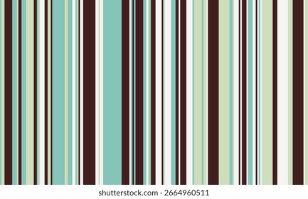 Abstrato padrão listrado vertical em tons de azul-petróleo calmante, marrom e creme.  Perfeito para fundos, têxteis, design de site, ou qualquer projeto que precise de uma estética moderna e minimalista.