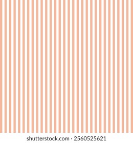 Abstract Vertical Striped Pattern in Soft Peach and White Colors